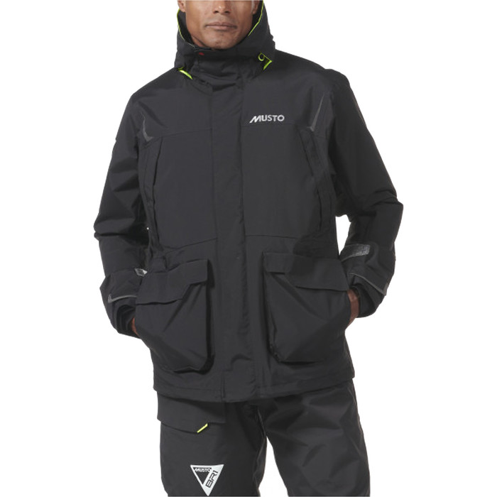 2024 Musto Hombre Br1 Chaqueta De Vela De Canal 82399 - Negro